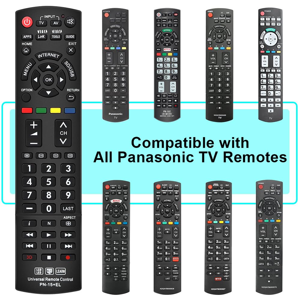 for Samsung-Smart-TV-Remote-Replacement, Universal for All Samsung TVs (BN59-01315A)