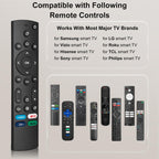 【2-Pack】 for Roku TV Remote,Replacement for TCL,ONN, Hisense Roku TVs