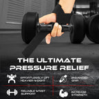 BEAST RAGE Weight Lifting Straps Fitness Padded Cotton Wrist Support Gel Advanced Grips Dumbbell Bar Wraps Heavy Duty Gym Bodybuilding Straps Power Deadlift Barbells Non Slip Exercise
