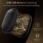 Rechargeable Hand Warmers 2 Pack, 24 Hrs Warmth, Magnetic Electric Heater
