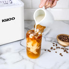 Igloo Ice Maker Countertop, Portable Ice Maker with Handle, 26lbs, Black