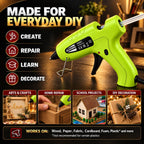 RUNSAI® Hot Glue Gun Kit, 30W Mini Glue Gun with 30pcs 7mm Sticks
