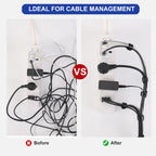 Nettbe 60 PCS 6 Inch Adjustable Cable Ties, Reusable Cord Management Straps