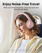 Soundcore by Anker Q20i Headphones with Protective Case, Blue, Bundle