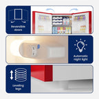 Apartment 7.1 Cu.Ft Refrigerator with Bottom Freezer Red