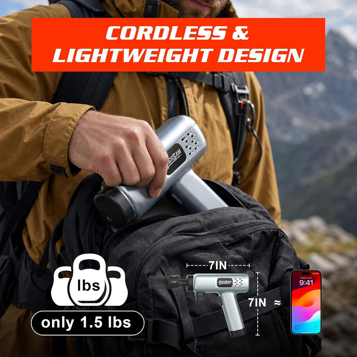 Cordless Portable Washer,Type-C Rechargeable Handheld Washer,1.5lbs