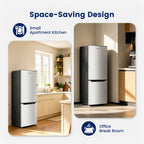 Apartment 7.1 Cu.Ft Refrigerator with Bottom Freezer Red