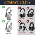 SoloWIT Earpads for Bose QC35 & QC35 ii - Brilliant Blue