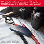 SanDisk Extreme Portable SSD 1TB - Up to 1050MB/s Read Speeds (Older Model)
