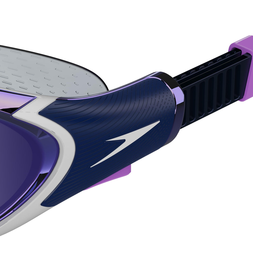 Speedo Damen Biofuse 2.0 Schwimmbrille | Weibliches Design | Patentierter Verstellmechanismus | Anti-Beschlag | Anti-Leck | Comfort Fit Schwimmbrille (1 Stück)