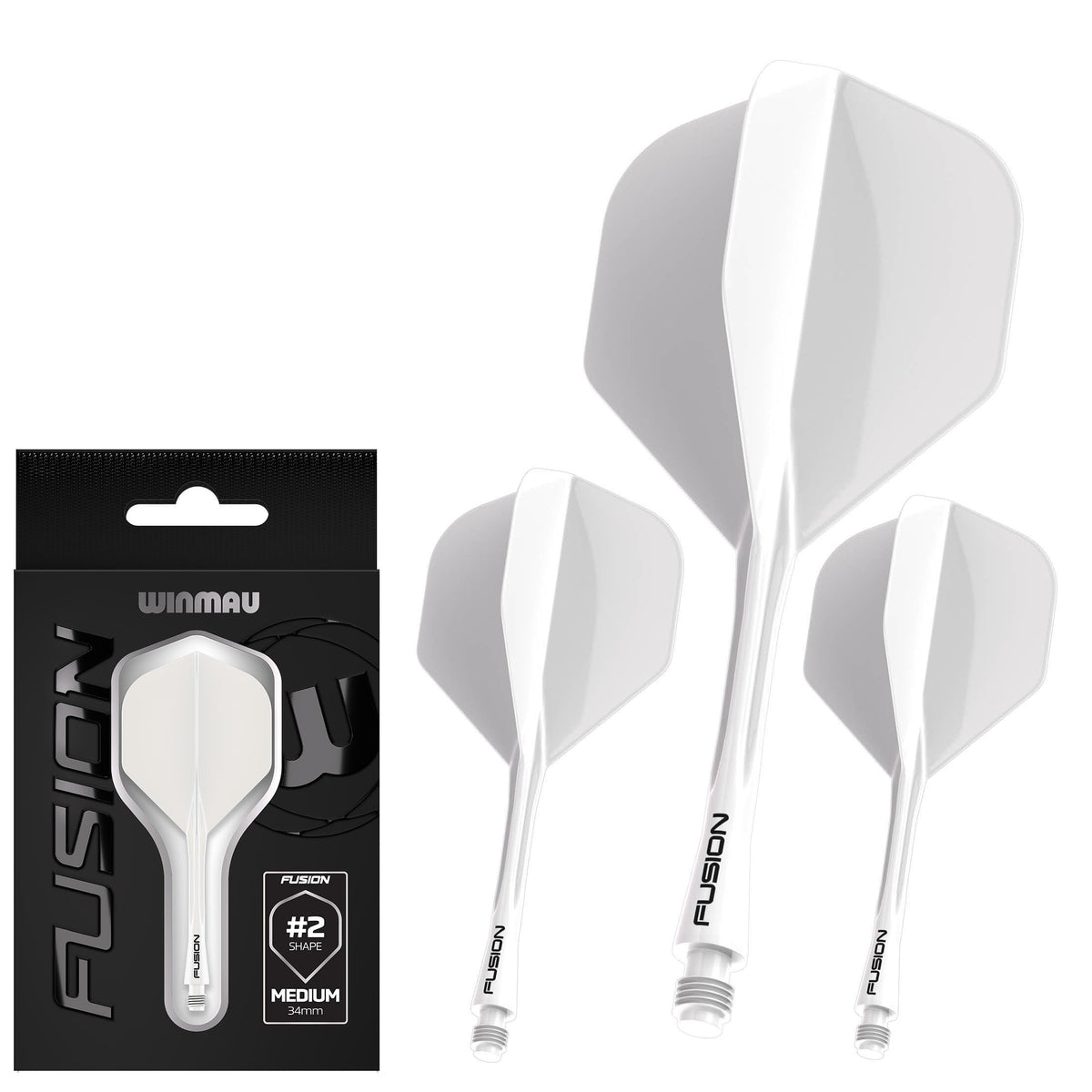WINMAU | Fusion Integrated Dart Flights & Dart Stems | No.2