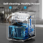 Antarctic Star Countertop Ice Maker Machine, 26Lbs/Day Fastest 6‑Min Ice