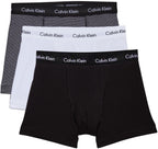 Calvin Klein Men’s 3 Pack Trunks with Logo Waistband