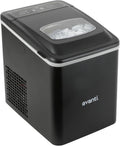 Avanti Ice Maker Mighty Ice Countertop Design Makes 26 Pounds of Bullet-Shaped Ice Cubes in 24 Hours, Digital Touch Controls and Self Cleaning Function, Includes Scoop, Black