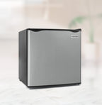Igloo 2.6 Cu.Ft Mini Fridge with Freezer- Single Door Compact Refrigerator with Glass Shelves for Homes, Dorms & Offices- Keep Snacks, Drinks & Frozen Foods Cool with Temperature Control Fridge- White
