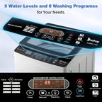 Winado 15.6LBS Full Automatic Portable Washing Machine with Drain Pump