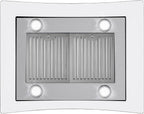 30 in. Lumin Coll 380 CFM Ducted Island Range Hood, LED, Stainless Steel