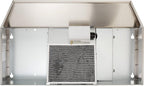 Broan-NuTone 413604 Non-Ducted Ductless Range Hood Insert with Light, Exhaust Fan for Under Cabinet, 36-Inch, Stainless Steel