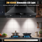 42 inch Range Hood Under Cabinet 1200 CFM Stainless Steel Stove Vent Hoods
