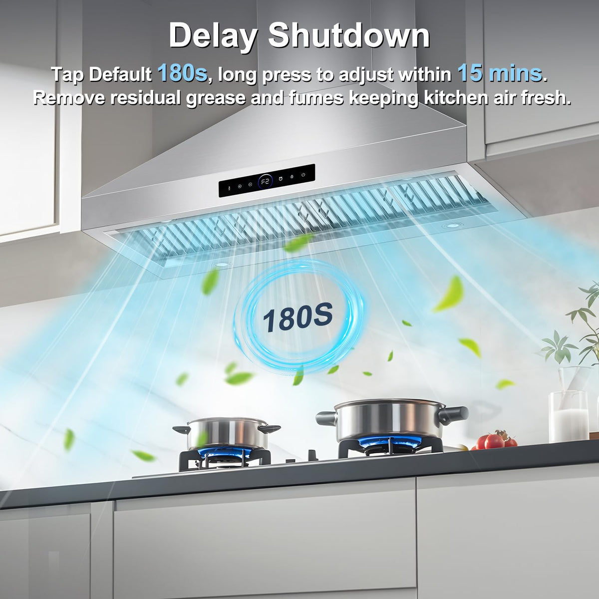 42 inch Range Hood Under Cabinet 1200 CFM Stainless Steel Stove Vent Hoods