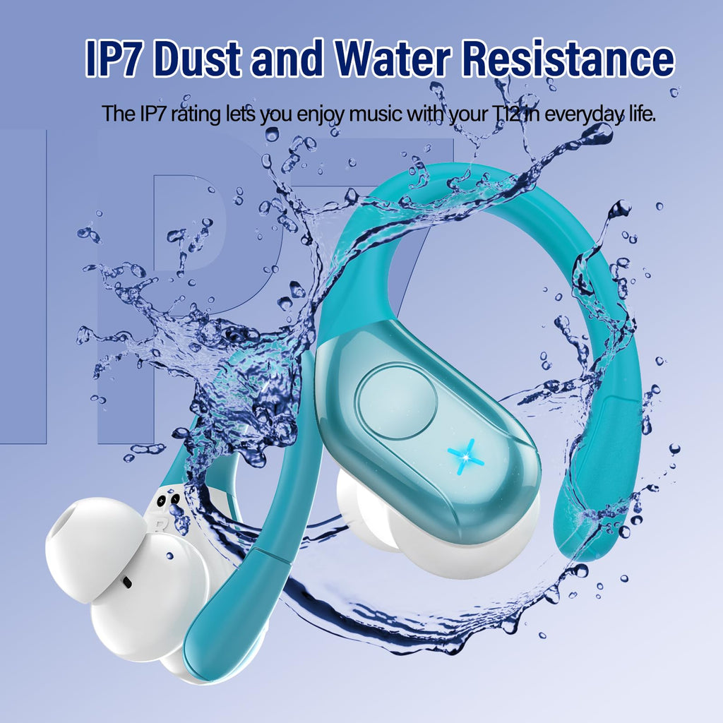 Wireless Earbuds Sports, 75Hrs Bluetooth 5.4 Headphones, Bass Hi-Fi Stereo