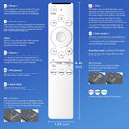 【2-Pack】 for Roku TV Remote,Replacement for TCL,ONN, Hisense Roku TVs