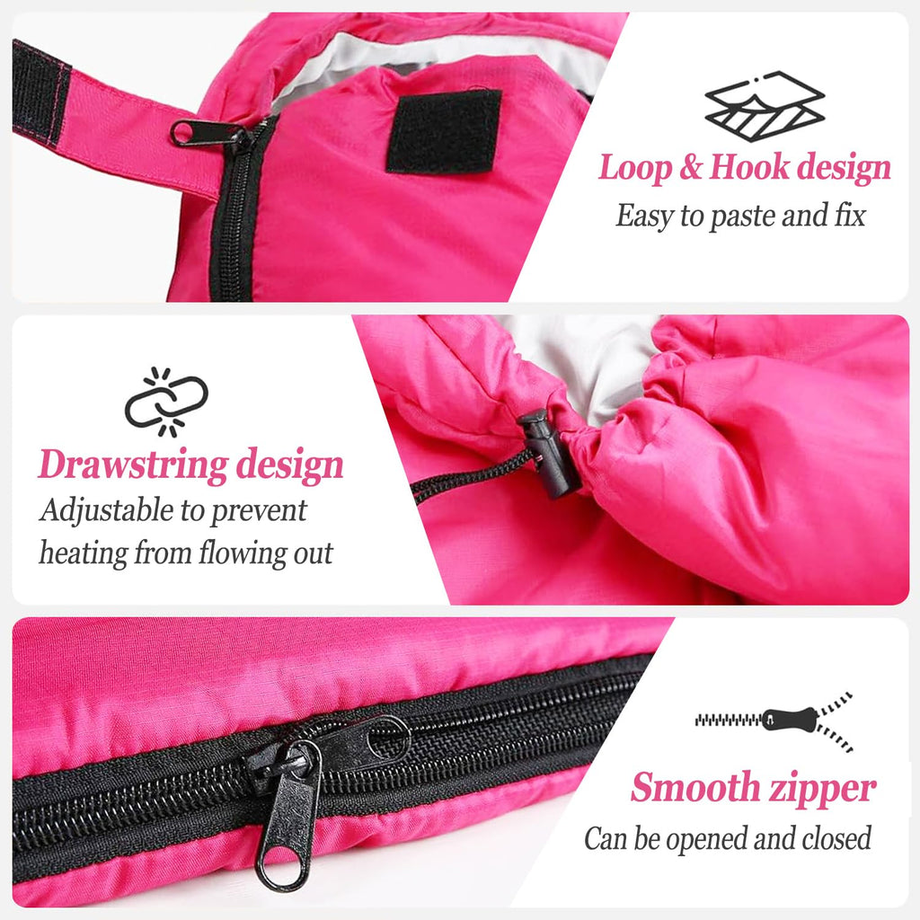 Sleeping Bag for Camping,Sleeping Bags for Adults Backpacking Waterproof,3 Seasons Adult Blanket,Small Packed Ultralight Carry Bag, Soft,Thick and Warm,for Outdoor Camping,Travel,Hiking
