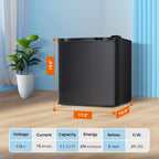Kismile Small Freezer Upright, 3.0 Cu.ft Mini Freezer, Stainless Steel