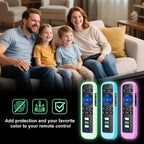 for Roku-Remote-Cover,Glow in The Dark Silicone Protective Case