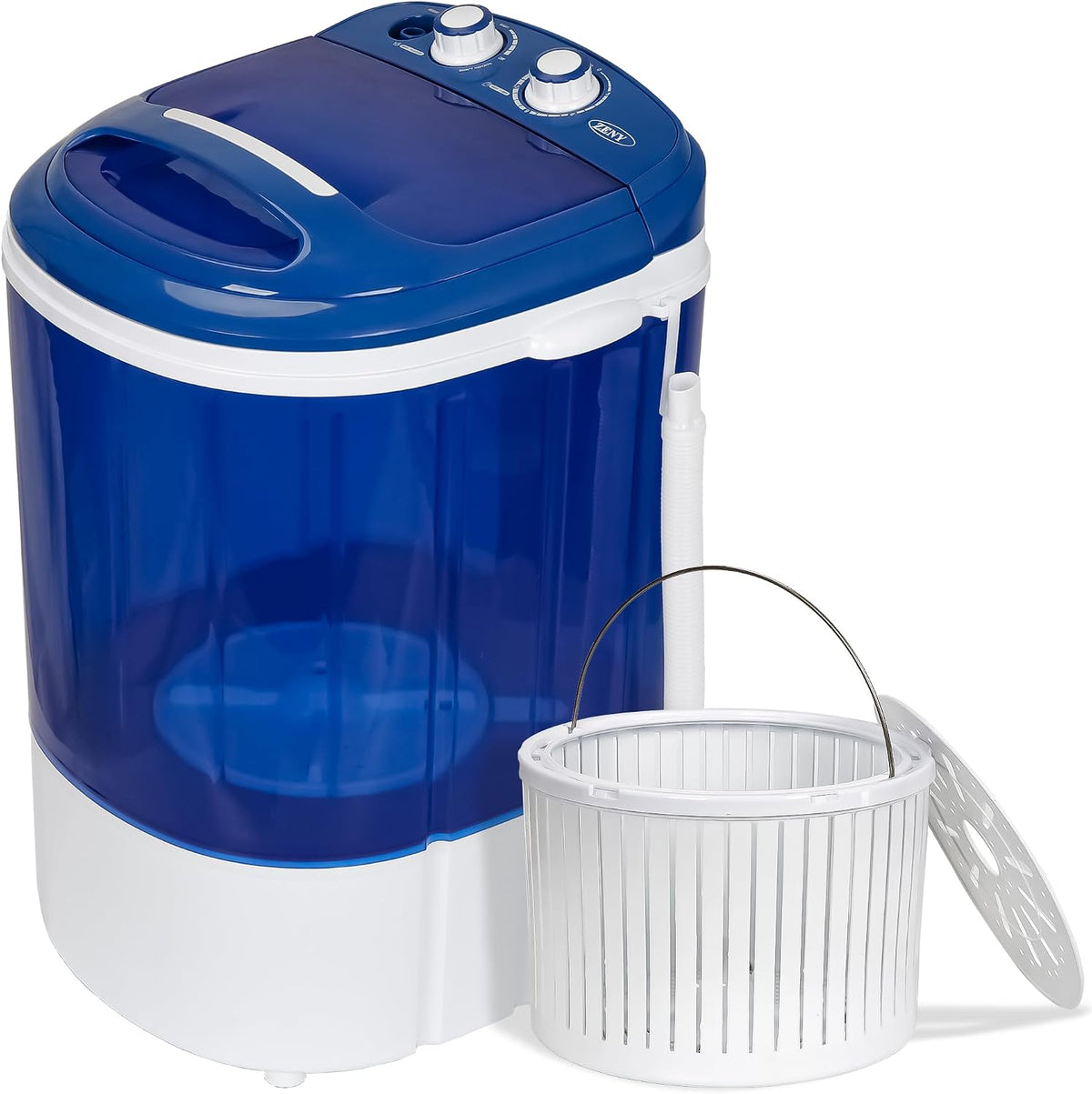 ZENY Portable Mini Washing Machine 8 lbs Washing Capacity,Semi-Automatic
