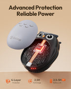 Gaiatop Rechargeable Hand Warmers 2 Pack, Cute Owl Handwarmers