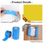 5 Rolls Painters Tape Blue, 36mm x 50m, UV & Heat Resistant