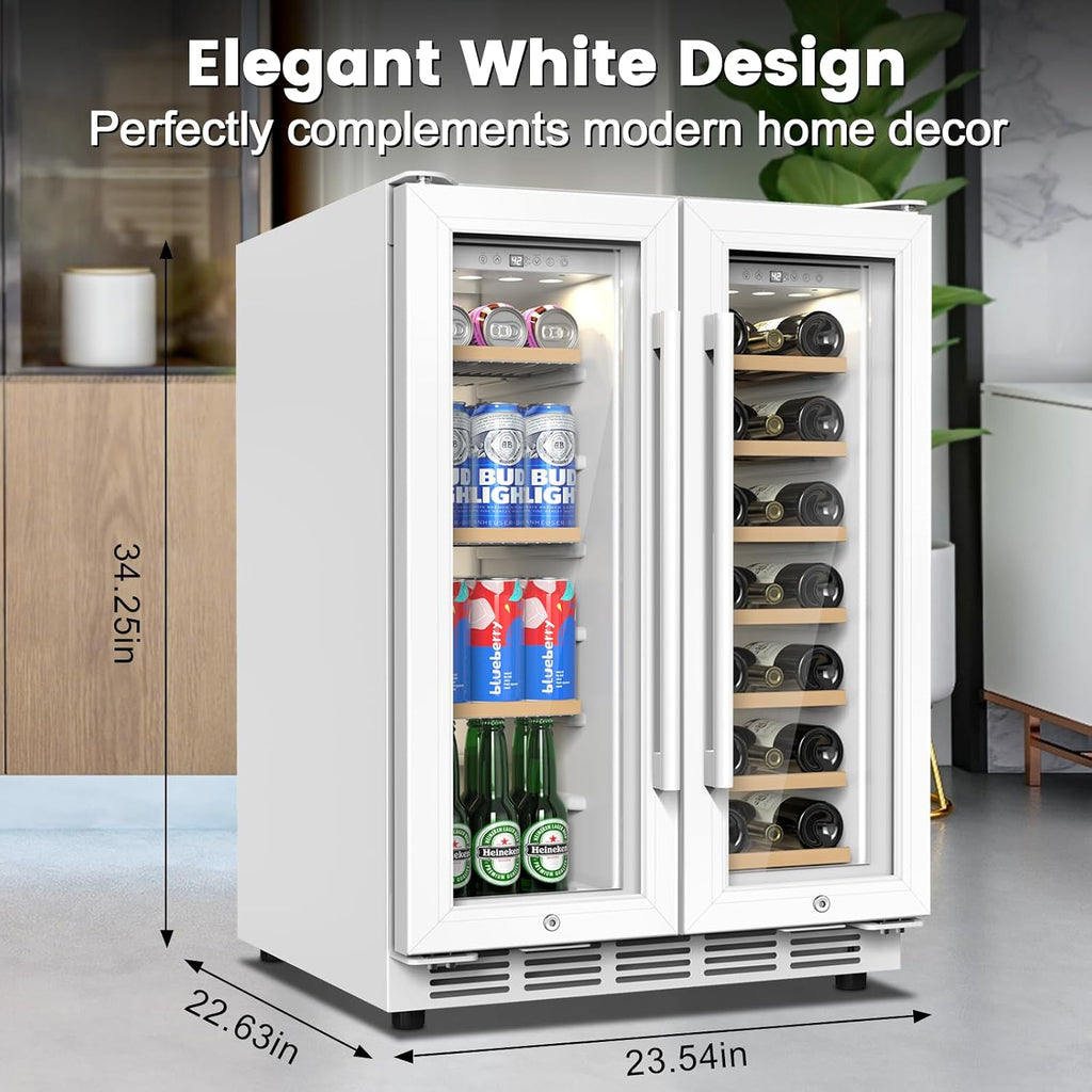 Mini Beverage Refrigerator Cooler -Small Beverage Fridge 1.4cu.ft