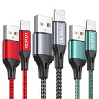 RAVIAD Long iPhone Charger Cable 3M 2Pack MFi Certified Lightning Cable