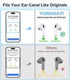 3 Pairs Replacement Ear Tips for AirPods Pro 2nd & 1st(Small, Black)