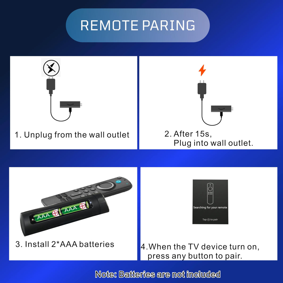 Replacement Remote for Fire TV, Amazon, Toshiba, Insignia Fire TV Remote