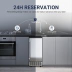 EUHOMY Nugget Ice Maker Countertop with Handle, Max 40lbs Daily Sonic Ice