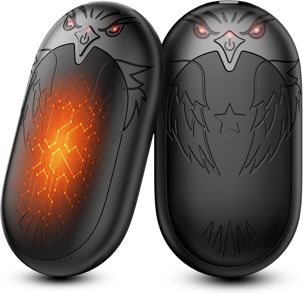 Rechargeable Hand Warmers 2 Pack, 24 Hrs Warmth, Magnetic Electric Heater