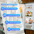 W10882923 Refrigerator Ice Maker for Whirlpool Maytag KitchenAid