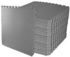 ComFy Mat Gym Flooring Mat, Foam Exercise Mats, Interlocking Puzzle EVA Floor Tiles, Non slip Rubber Cushion For Home Workout, Bonus Adhesives,24"X24"(60x60cm)