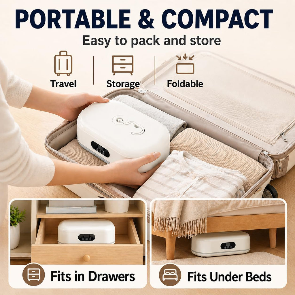 Portable Clothes Dryer - 700w Compact Dryer for Travel, Apartment