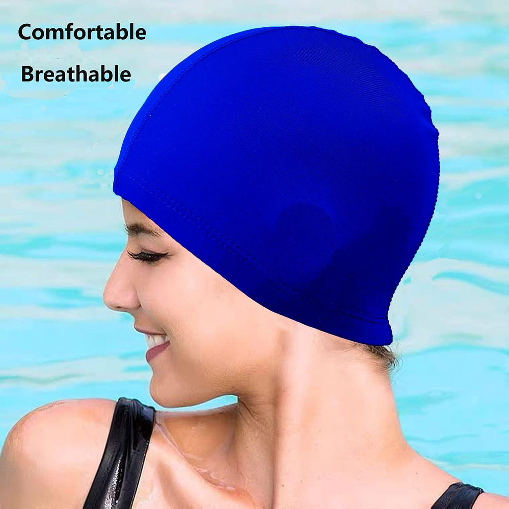 2 Swimming Caps for Kids Girls Boys Adult Light Swimming Cap Swim Hats Kid