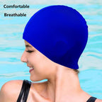 2 Swimming Caps for Kids Girls Boys Adult Light Swimming Cap Swim Hats Kid