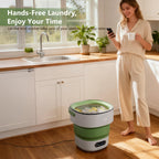 20L Portable Washing Machine,Folding Washer Machine and Spin-Dryer
