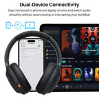 TOZO HT3 Hybrid Noise Cancelling Wireless Headphones, 90H Over Ear Headset