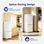 Apartment 7.1 Cu.Ft Refrigerator with Bottom Freezer Red
