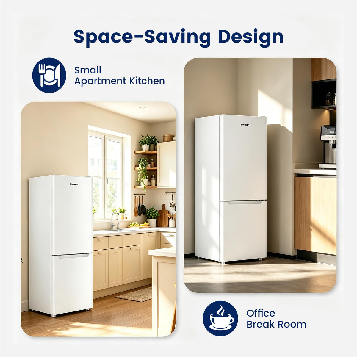 Apartment 7.1 Cu.Ft Refrigerator with Bottom Freezer Red