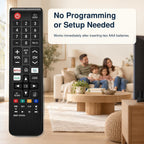 Replacement for Samsung TV Remote, for All 2019-2026 Samsung Remote Control for Smart TV with Voice Control. 2-Year Full Warranty.