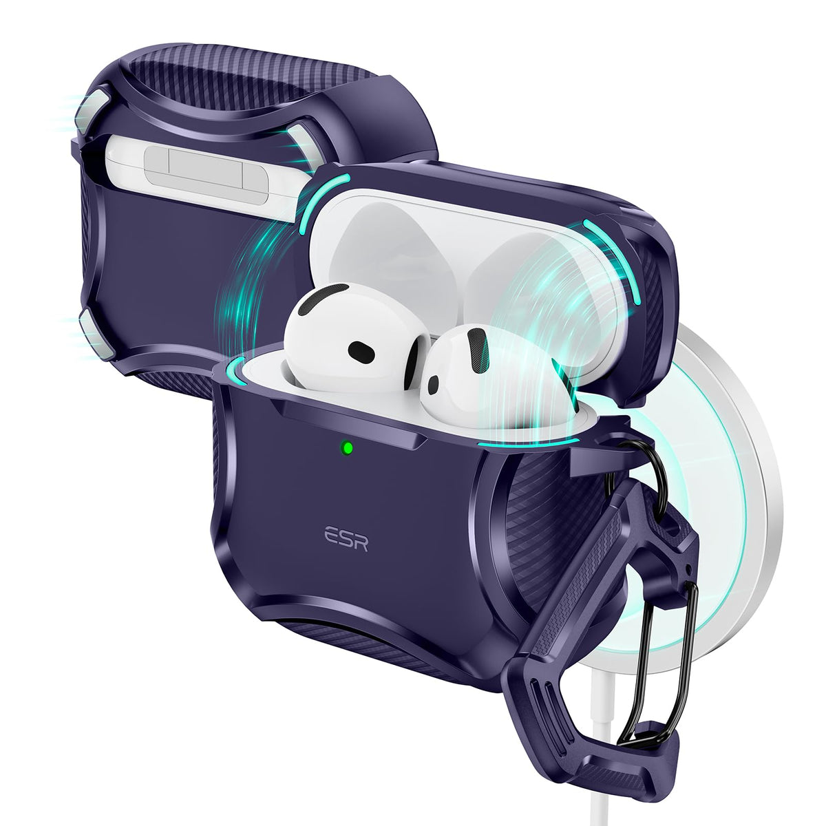 ESR for AirPods Pro 2 Case, Compatible with MagSafe, Navy Blue