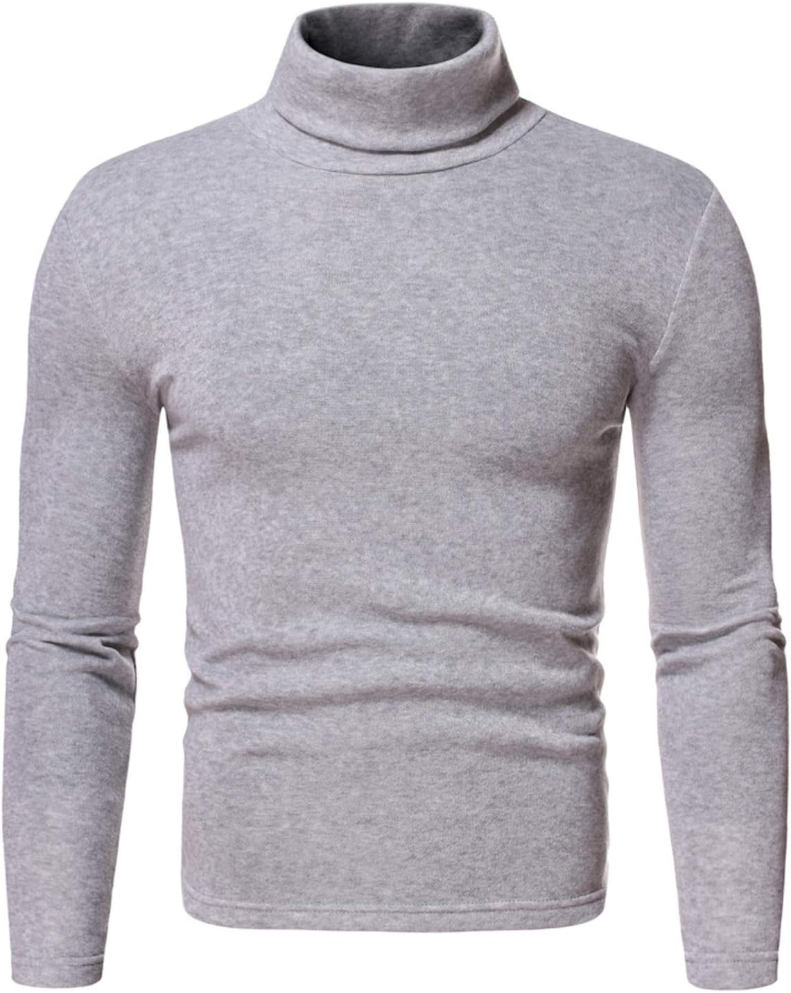 Men's Thermal Turtle Neck Top Long Sleeve Turtleneck Shirts Basic Undershirt Baselayer Pullover for Winter